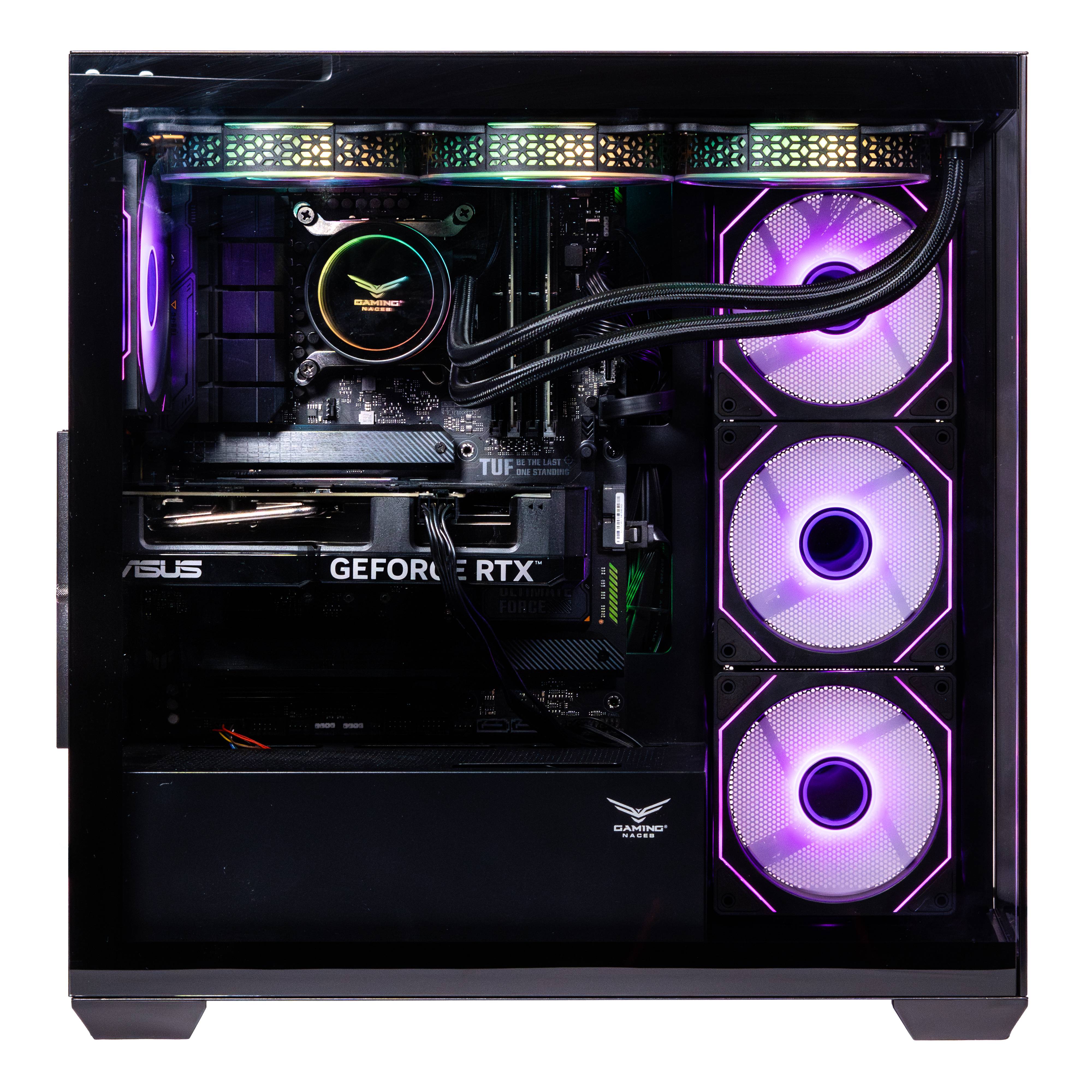 Gabinete Naceb Gaming NA-0637N Media Torre - Cristal Templado, ARGB, USB 3.0 Imagen principal del producto