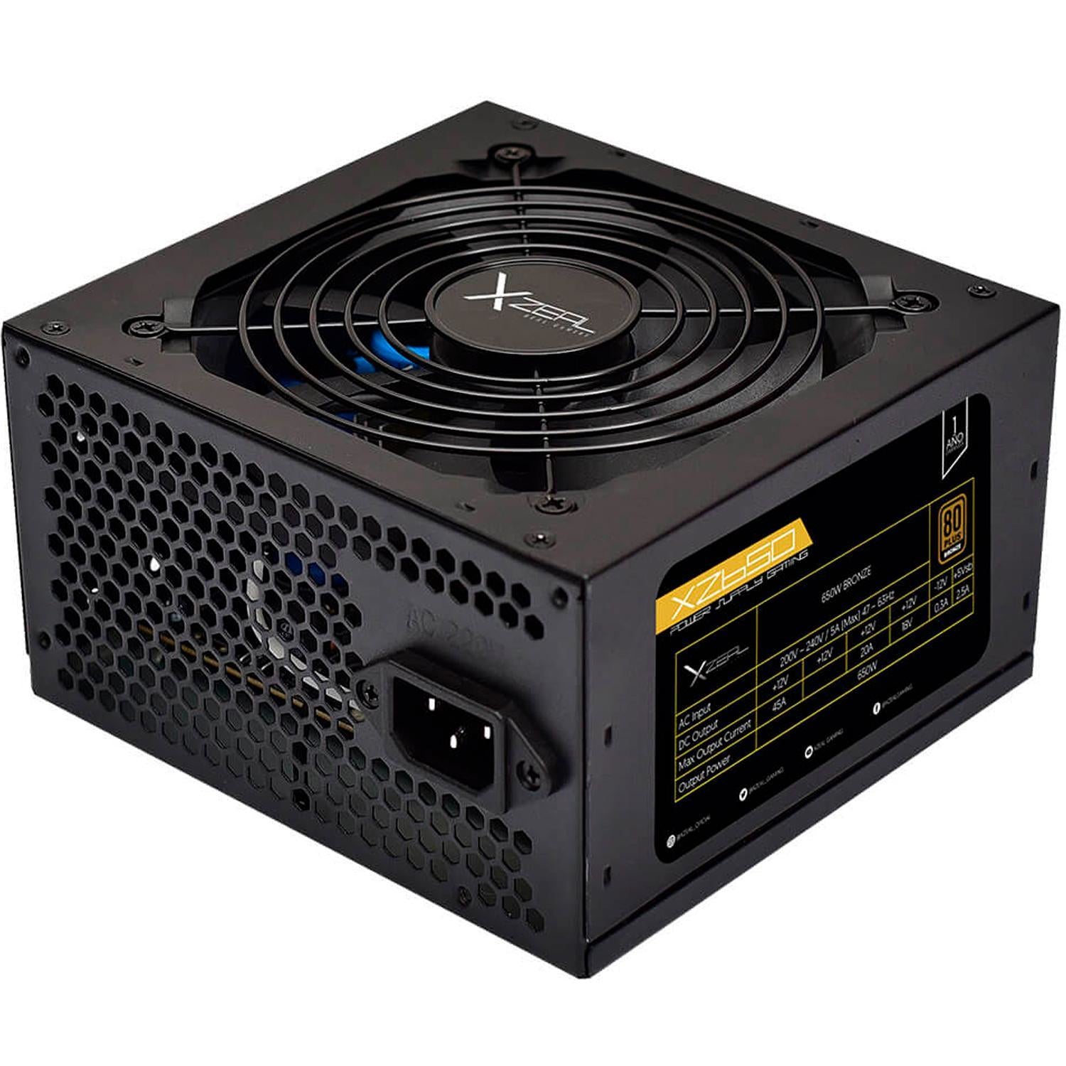 Fuente de Poder Stylos Xzeal 650W - Gaming, 80 Plus Bronze
