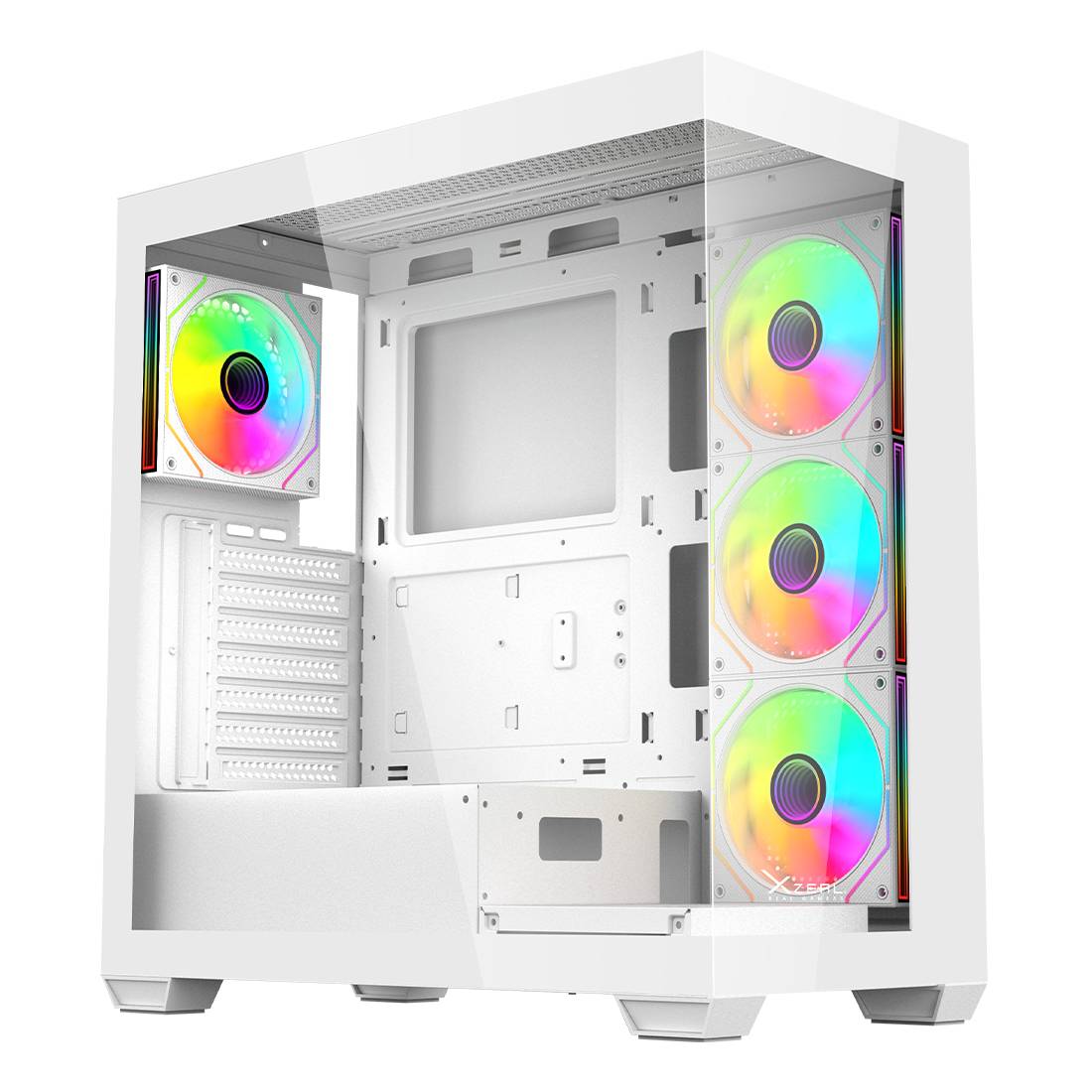 Gabinete Gamer Xzeal XZCGB08W Mid Tower - Diseño Profesional Imagen principal del producto