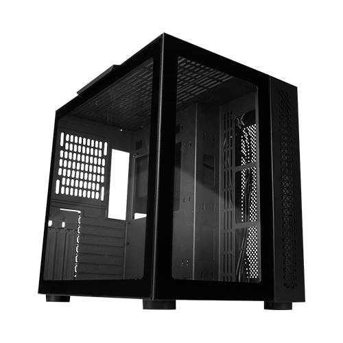 Gabinete Game Factor CSG700 Midi-Tower - Vidrio Templado, ATX, Negro