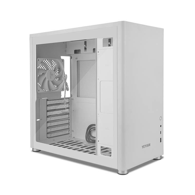 Gabinete Yeyian YCM-ASHUS-01WH Gaming - Diseño Moderno y Espacioso Imagen principal del producto