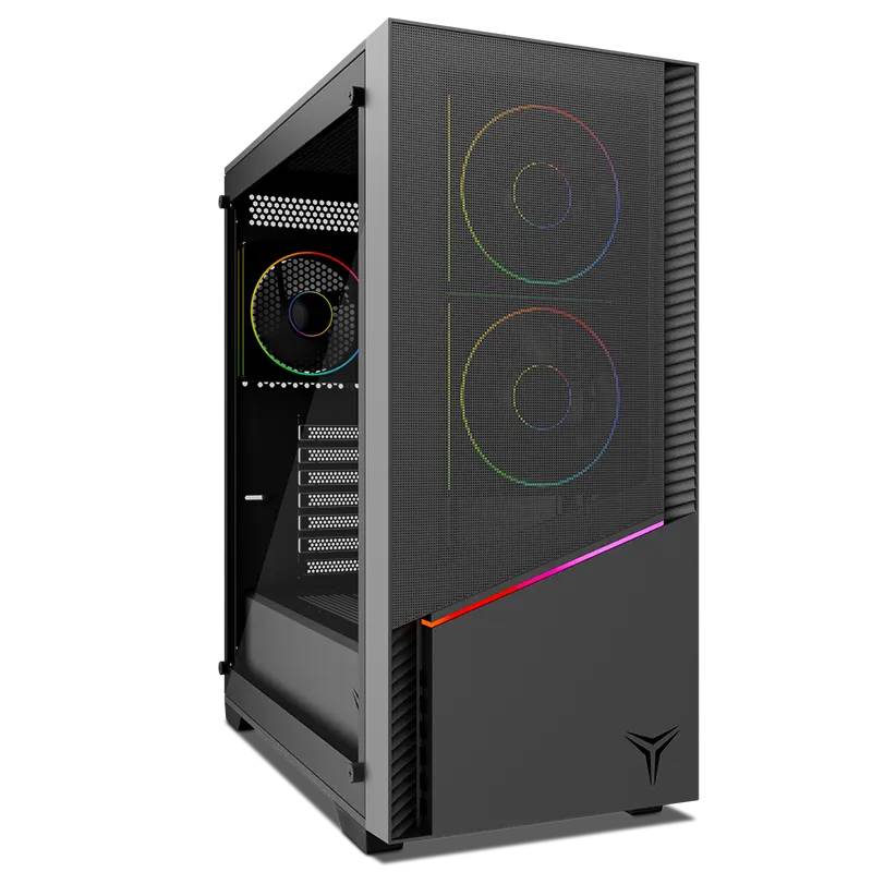 Gabinete Gamer Yeyian Elara YCM-APELA-M1 - Media Torre ATX, Diseño Moderno