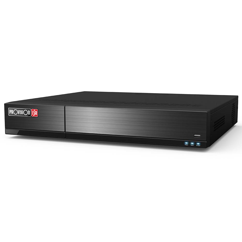 DVR Pentahibrido PROVISION-ISR 32 Canales 5MP - Grabación H.265, 8 CH IP, 4 SATA