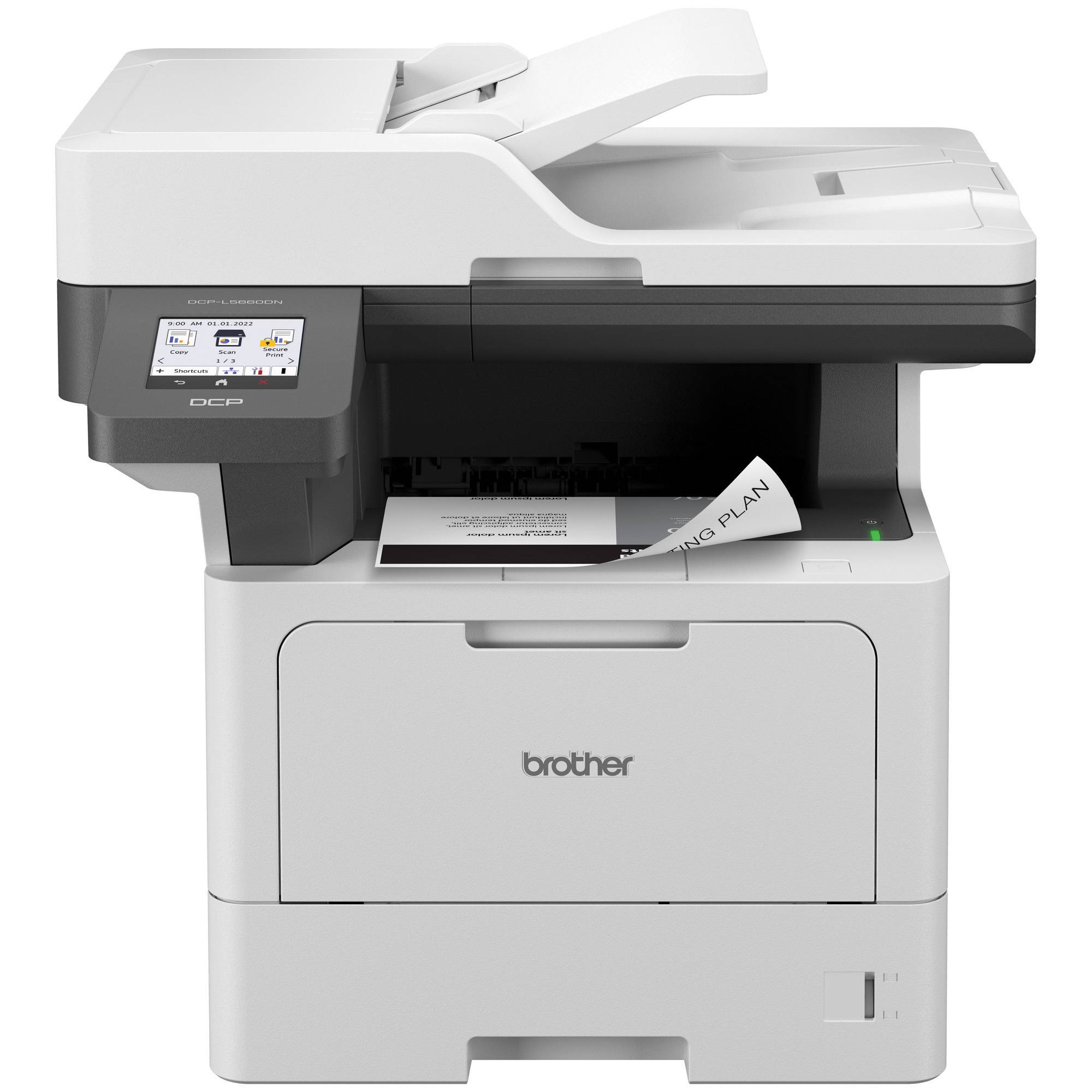 Multifuncional Láser Brother DCPL5660DN - 50 ppm, Dúplex, Ethernet Gigabit