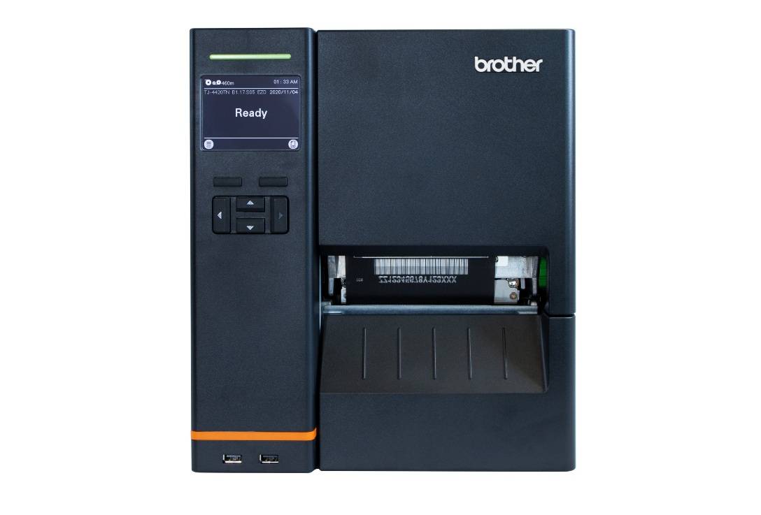 Impresora de Etiquetas Brother TJ4420TN - Térmica Directa/Transferencia, Ethernet y USB Imagen principal del producto