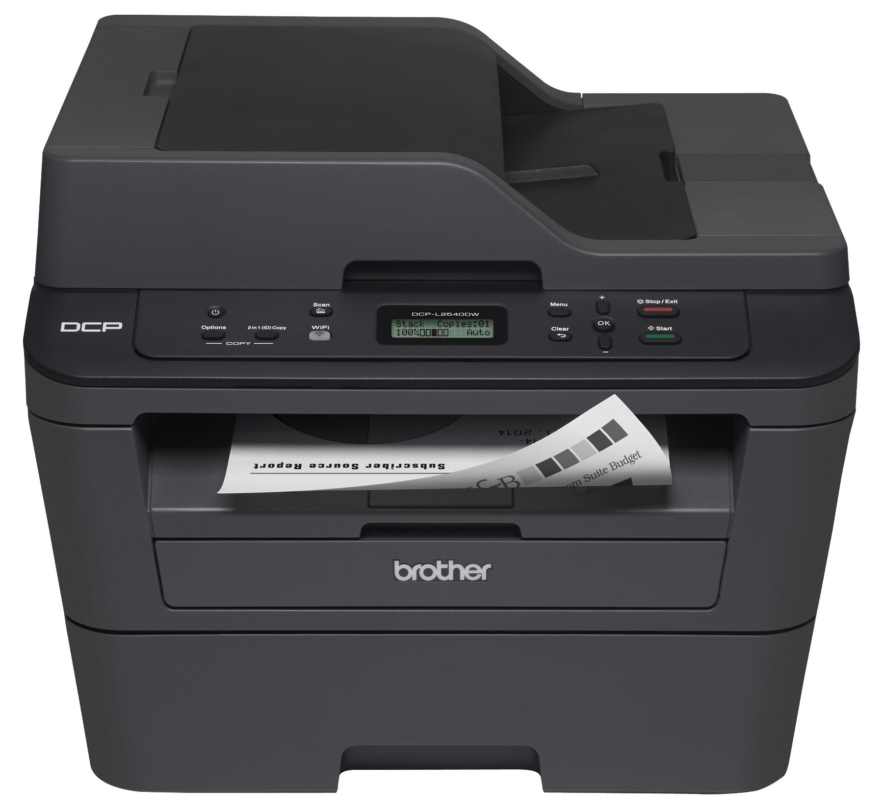 Multifuncional Láser Brother DCPL2540DW - 30 ppm, WiFi, Dúplex, ADF Imagen principal del producto