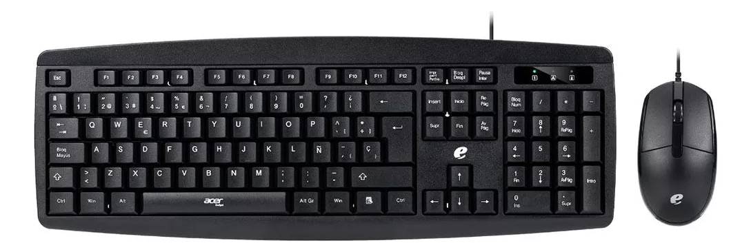 Kit Mouse y Teclado Acer EAK030 - Combo de Periféricos Inalámbricos