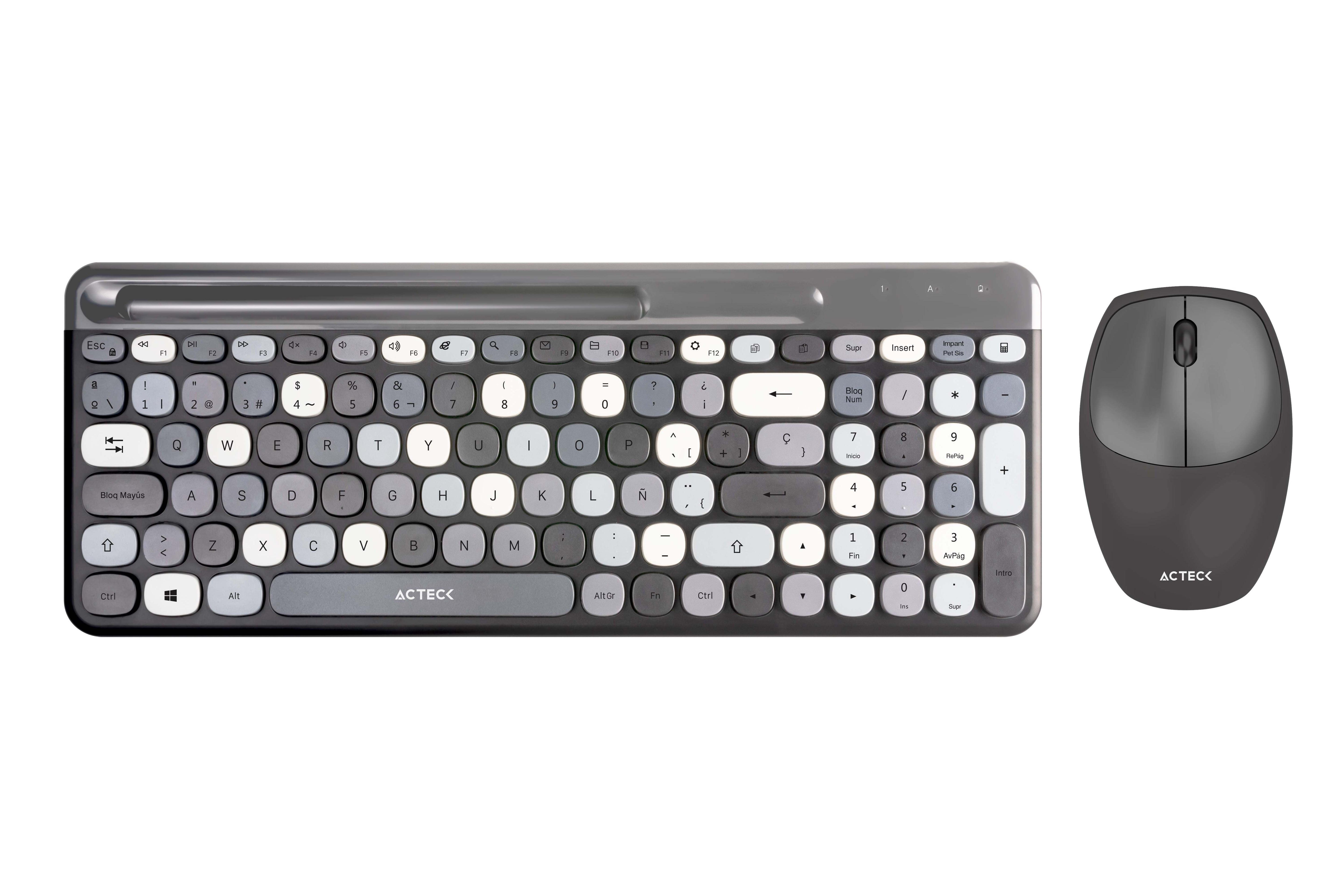 Kit Teclado y Mouse Inalámbricos ACTECK MK470 - Conexión 2.4GHz, Diseño Creator Imagen principal del producto