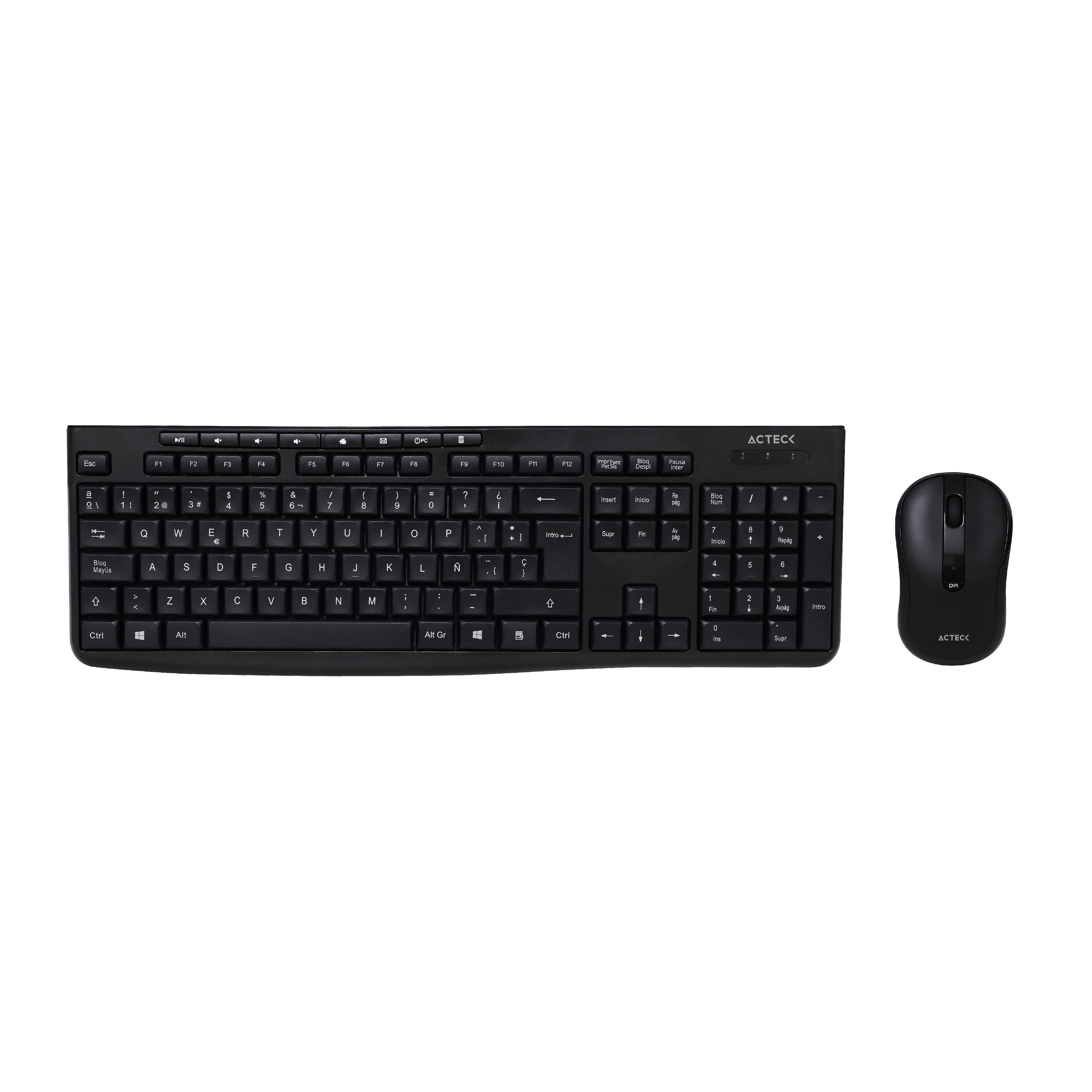 Kit Teclado y Mouse Acteck Creator Prime MK225 - Inalámbrico Esencial
