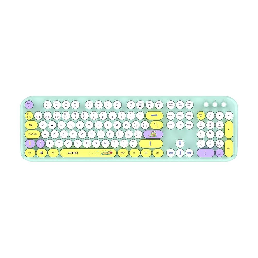 Kit Teclado y Mouse Inalámbricos Acteck MK485 - 2.4GHz, 105 Teclas, 10m Imagen principal del producto