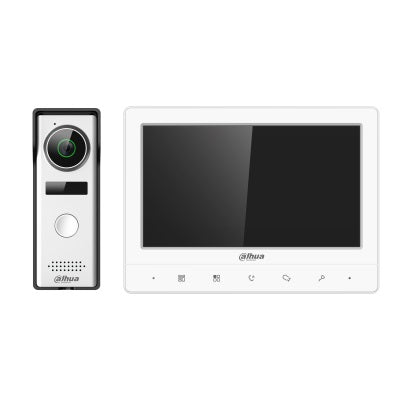 Kit Videoportero Dahua KTA02 7" IP66 - Control 2 Frentes y 3 Monitores