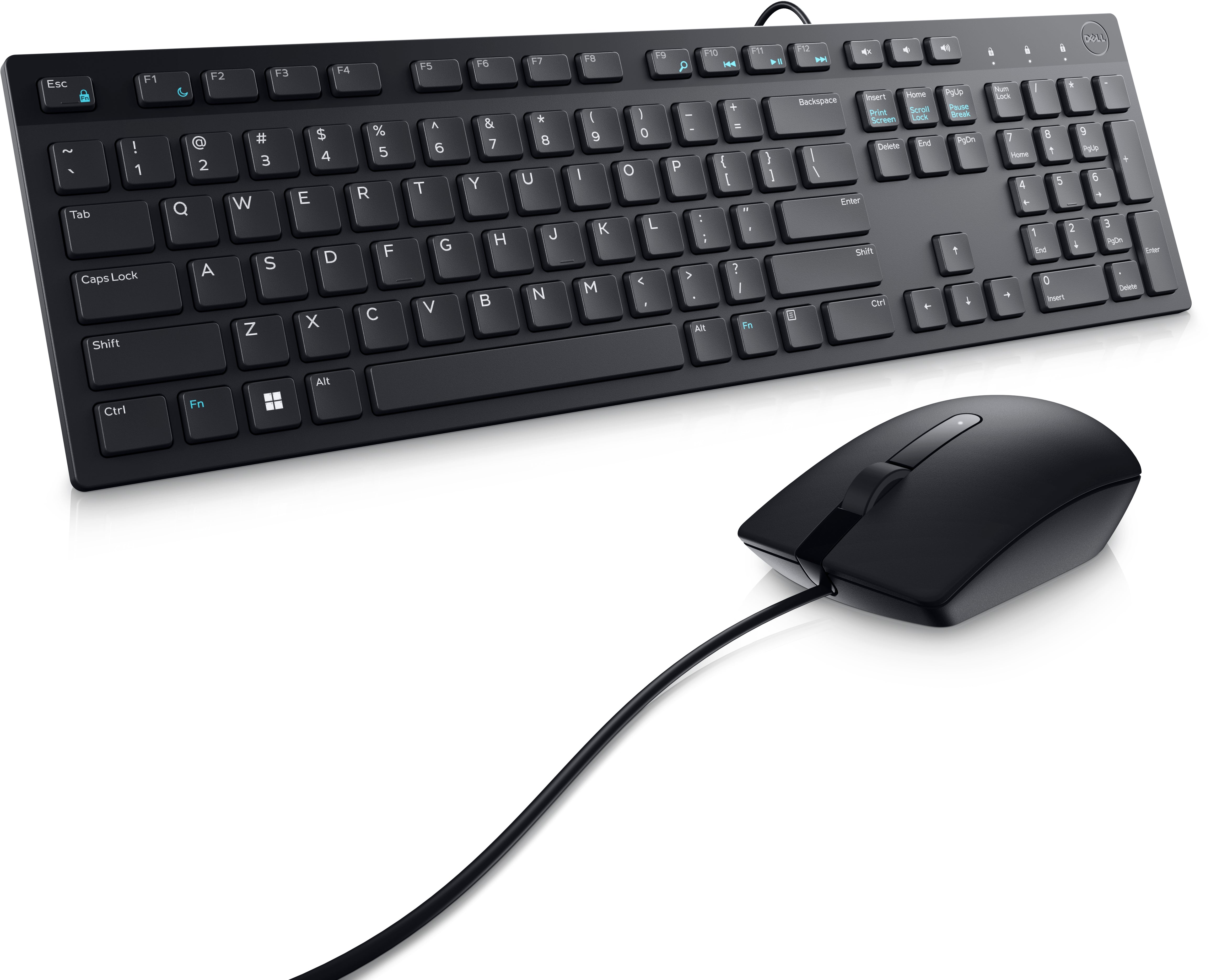 Kit Teclado y Mouse Dell KM300C 580-AKKW - Diseño Compacto, Español Imagen principal del producto