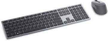 Kit Teclado y Mouse DELL KM7321W - Inalámbrico, Español, Gris Imagen principal del producto