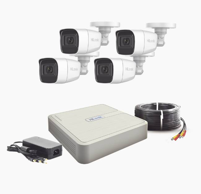 Kit Videovigilancia Hikvision HL1080PS(C) 4 Cámaras 1080p - Audio Coaxitron Imagen principal del producto