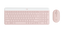 Kit Teclado y Mouse Logitech 920-011312 Rosa - Inalámbrico 10m
