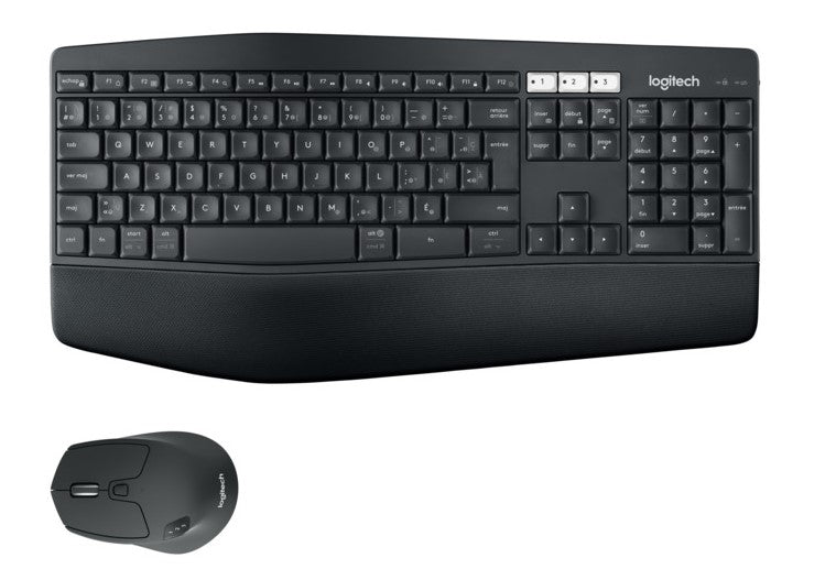 Kit Teclado y Mouse Logitech MK850 - Inalámbrico 10m, 1000 DPI