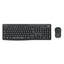 Teclado y Mouse Logitech MK295 Silent - Inalámbrico USB, Español, Negro