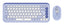 Kit Logitech POP Teclado y Mouse Bluetooth - Lila y Blanco