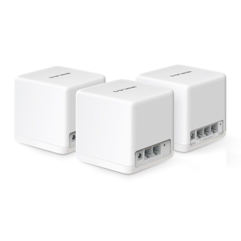 Sistema WiFi 6 Mesh Mercusys Halo H60X 3 Pack AX1500 - Cobertura Total