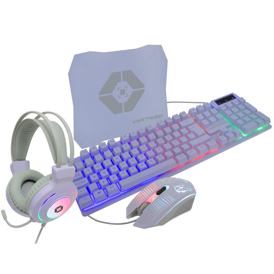 Kit Gaming VORTRED Teclado Mouse Audífonos - Audio 7.1 Envolvente Imagen principal del producto