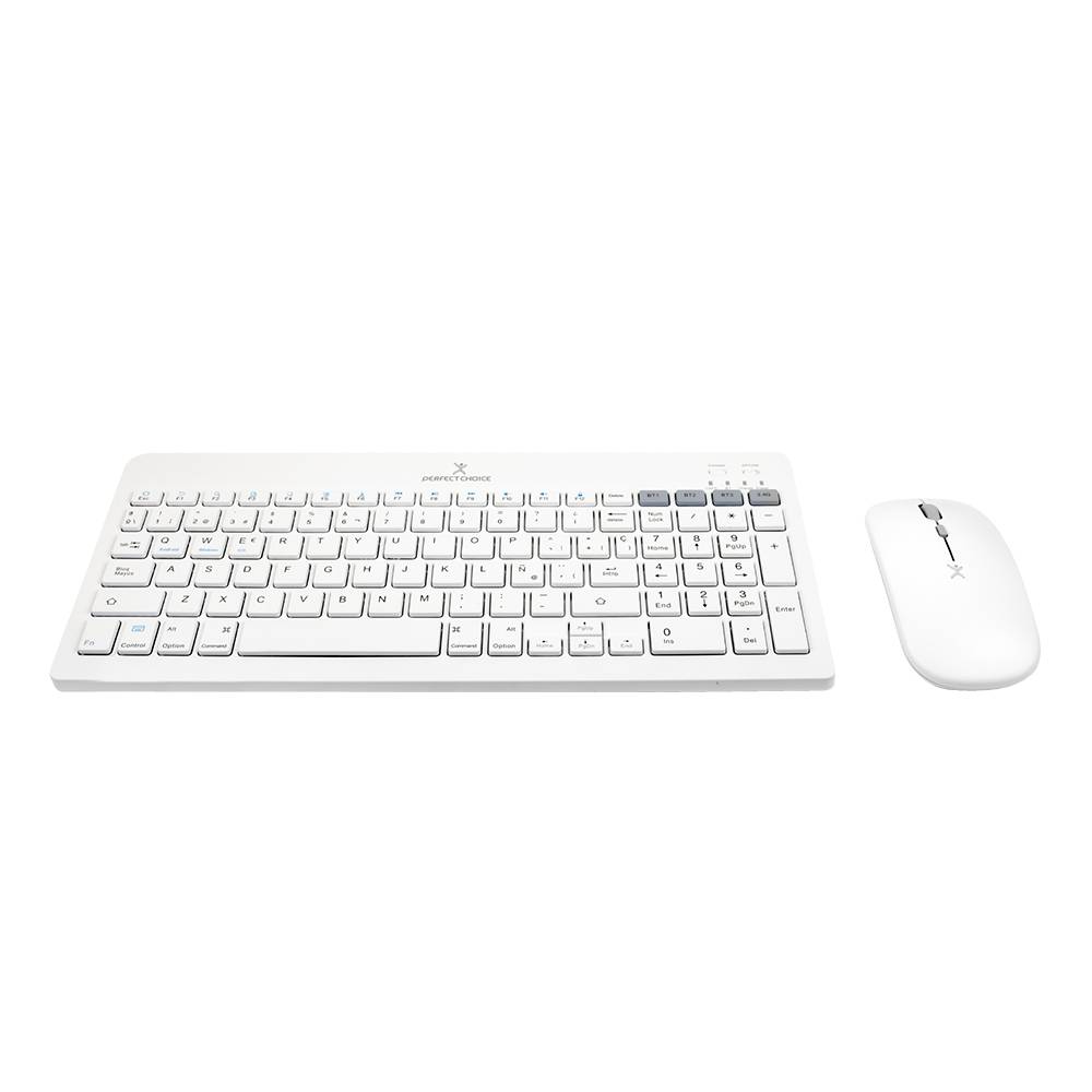 Kit Teclado y Mouse Inalámbrico Perfect Choice PC-201380 - Recargable Bluetooth Imagen principal del producto