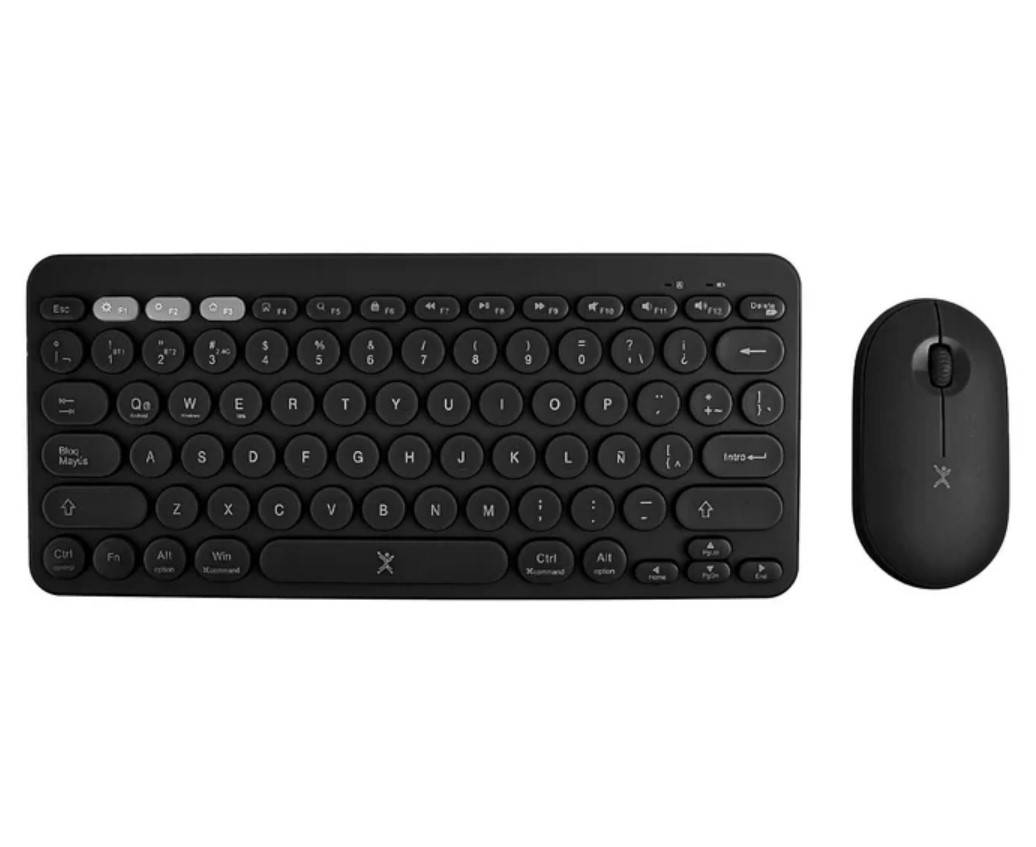 Kit Teclado y Mouse Inalámbrico PERFECT CHOICE PC-201397 - Bluetooth y 2.4GHz
