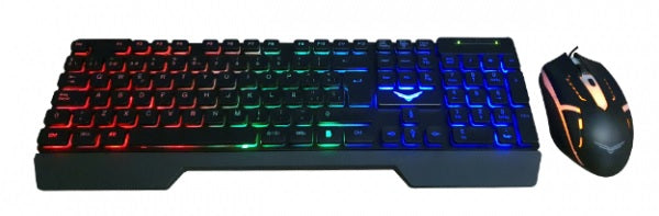 Kit Teclado y Mouse Gamer Naceb Fallen - Retroiluminado RGB