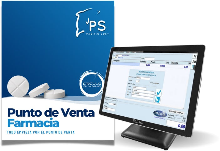 Software Punto de Venta Pacific Soft PSF030 - Gestión completa para Farmacias Imagen principal del producto