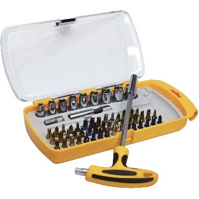Kit de Herramientas Brobotix 651978 - 58 Piezas con Desatornilladores y Extensión