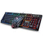 Teclado y Mouse USB RGB BROBOTIX 458977 - DPI Ajustables, Iluminación RGB
