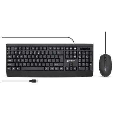 Kit Teclado y Mouse BROBOTIX 6007198 - USB Alámbrico, 1200 DPI, Antiderrames Imagen principal del producto