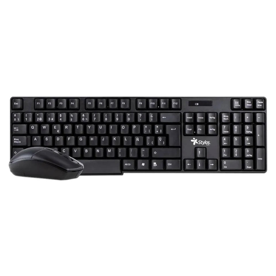 Kit Inalámbrico Stylos STPKTM3B - Teclado y Mouse Inalámbrico Imagen principal del producto