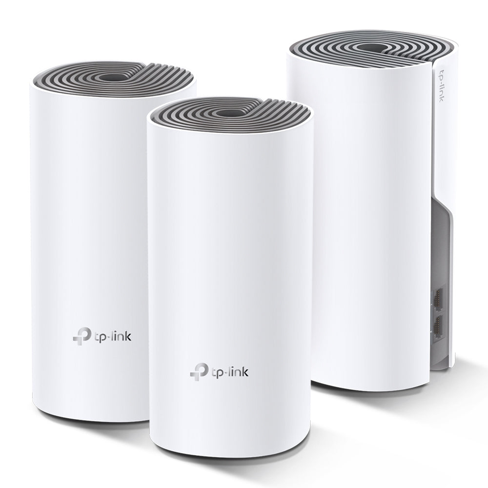 Kit Sistema MESH TP-LINK Deco E4 3-Pack - Cobertura Total, 867 Mbps Imagen principal del producto