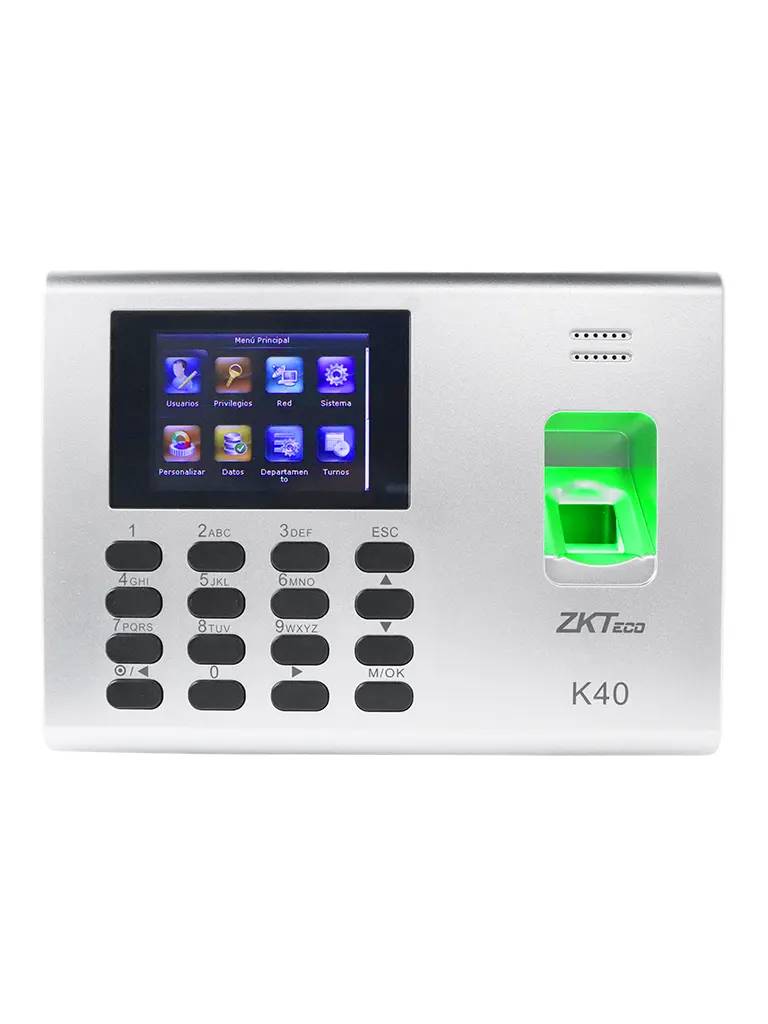 Checador ZK TECO K40 - Huella Digital BioID, TCP/IP y Reporte USB