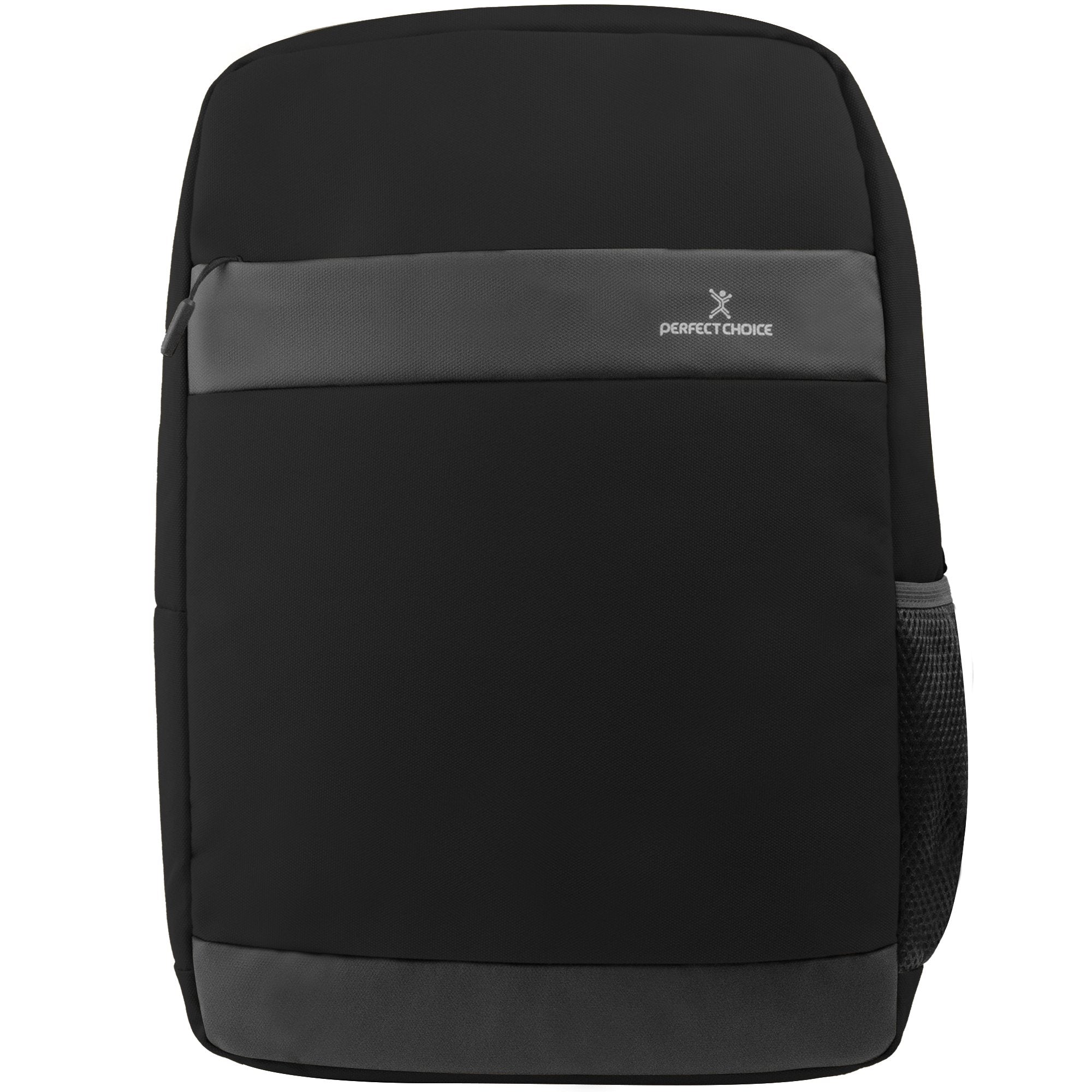 Mochila PERFECT CHOICE Bold 15.6 Pulgadas - Resistente y Espaciosa, Negro