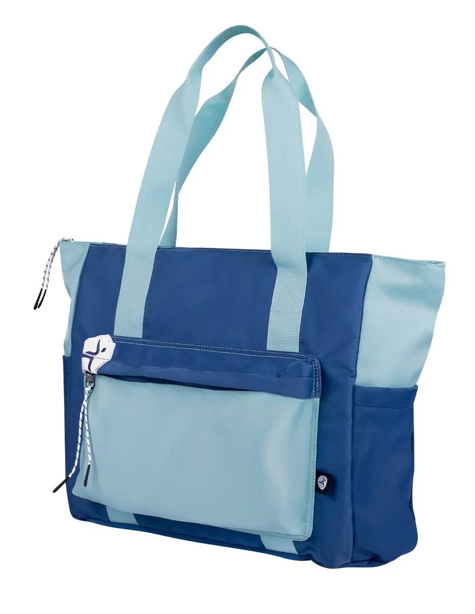 Totebag Techzone TZLB01-V para Laptop 16 Pulgadas - Azul y Turquesa Imagen principal del producto