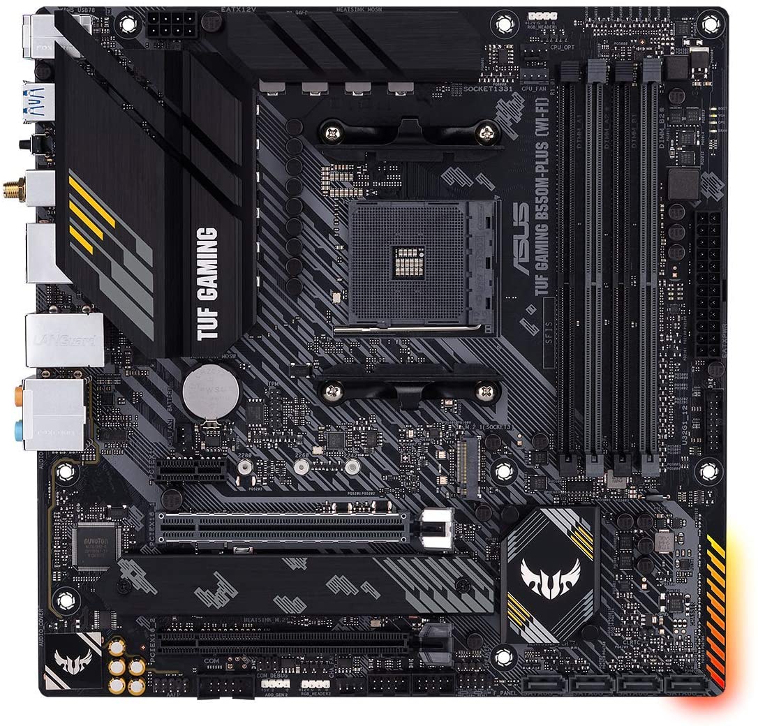 Motherboard ASUS TUF GAMING B550M-PLUS Wi-Fi - Socket AM4, M.2, PCIe 4.0