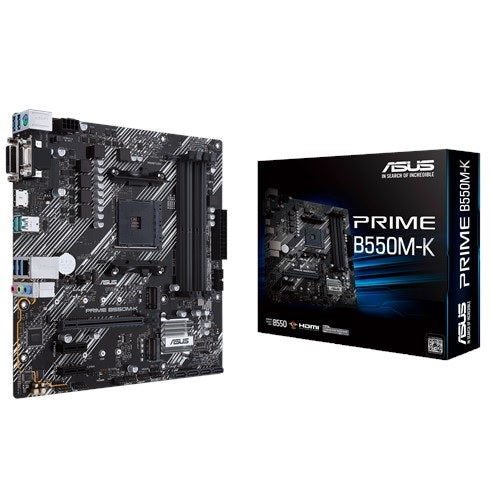 Tarjeta Madre ASUS PRIME B550M-K - Micro ATX, AM4, PCIe 4.0 Imagen principal del producto