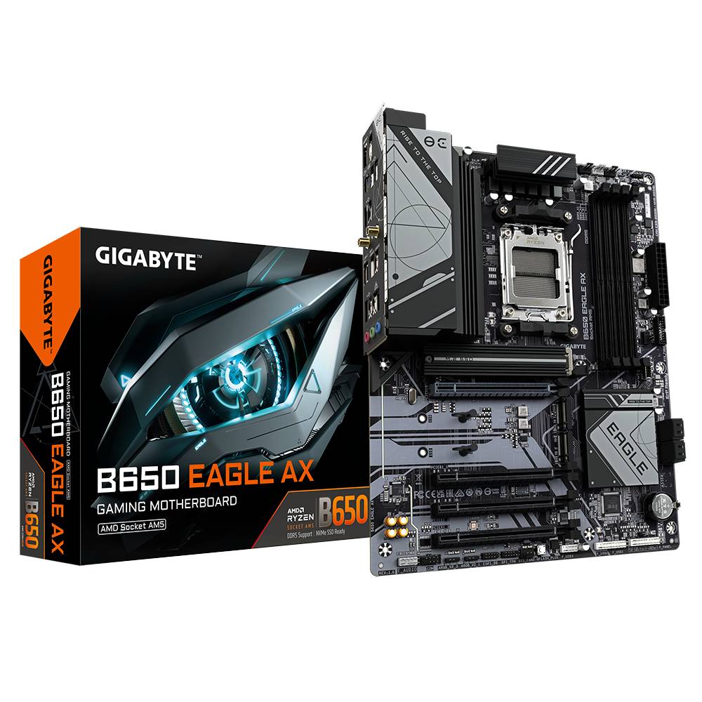 Tarjeta Madre Gigabyte B650 EAGLE AX ATX - Socket AM5, DDR5, PCIe 5.0 Imagen principal del producto