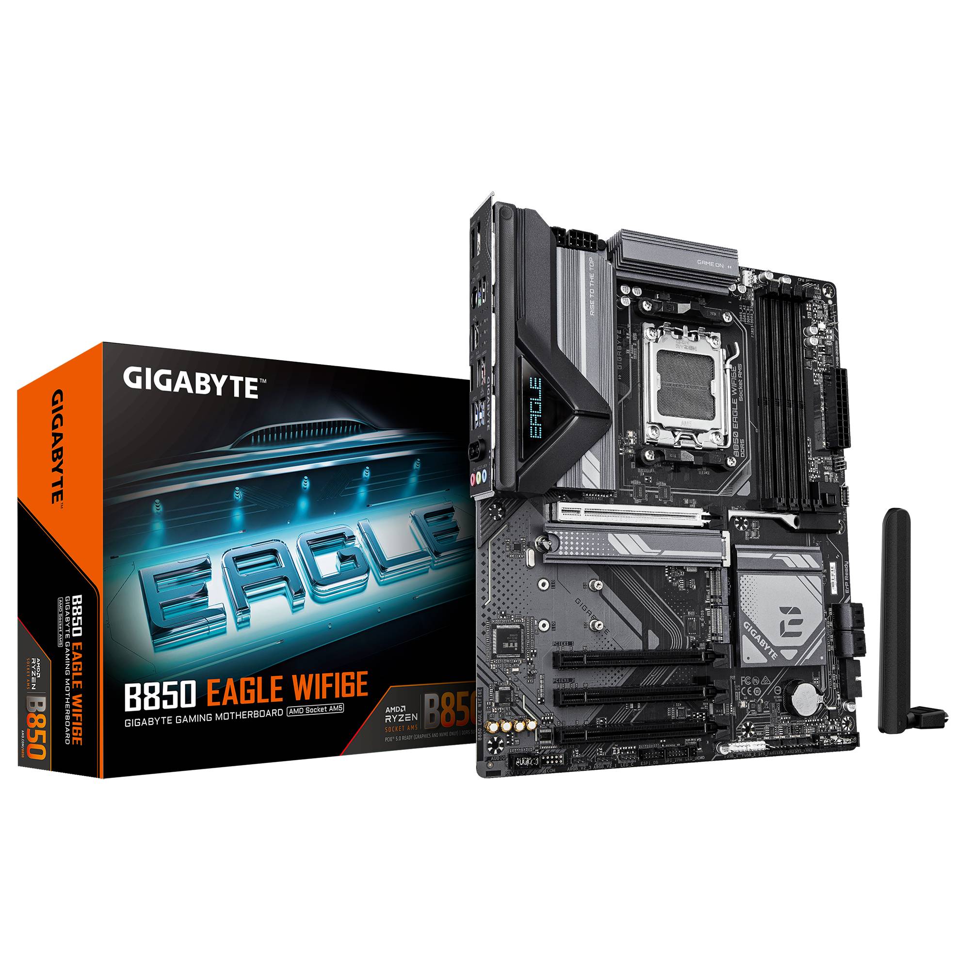 Tarjeta Madre Gigabyte B850 Eagle WiFi6E DDR5 - Socket AM5 para AMD