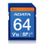 Memoria SD ADATA Premier V10 64GB - Clase 10, hasta 100MB/s