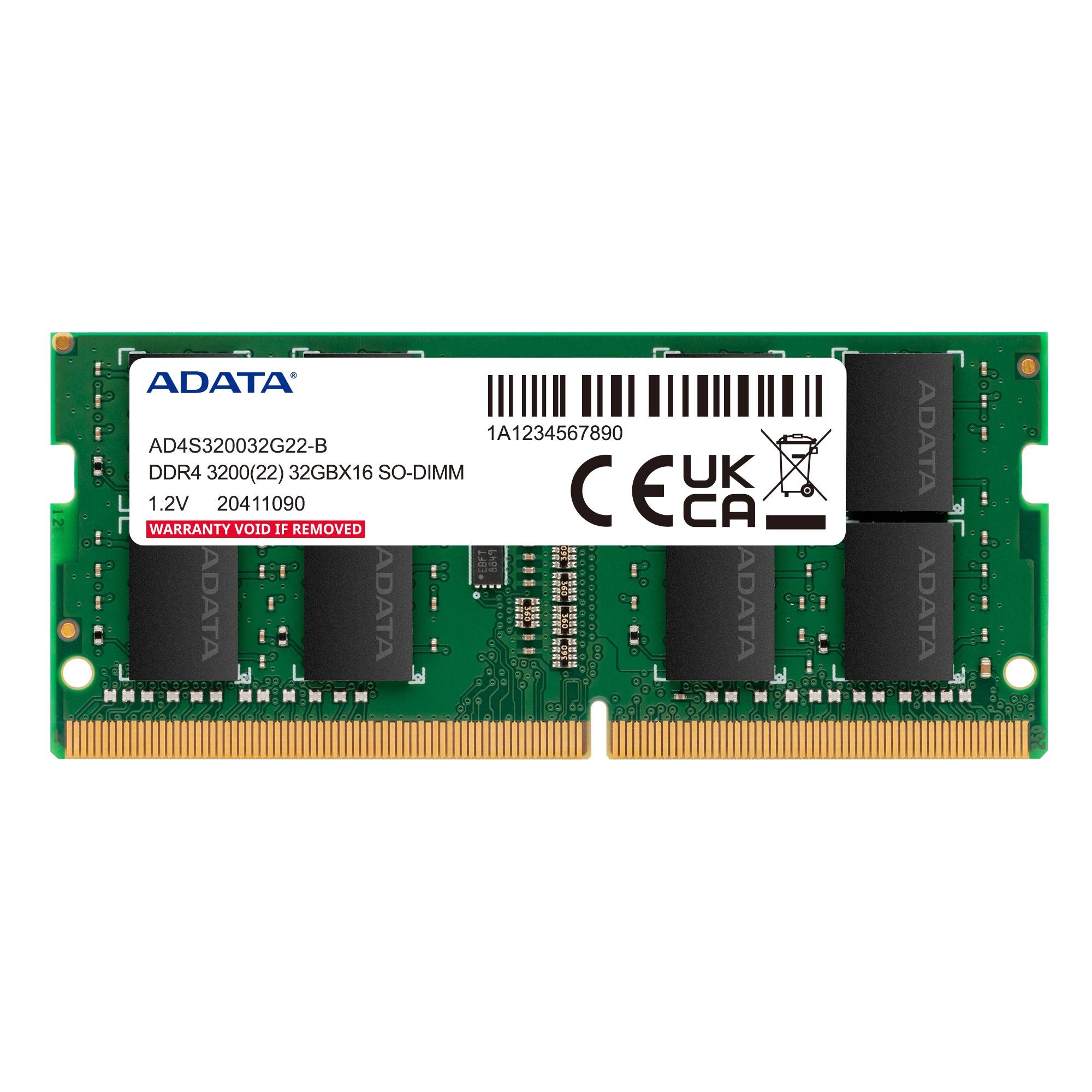 Memoria RAM ADATA PREMIER 32GB DDR4 3200MHz SO-DIMM