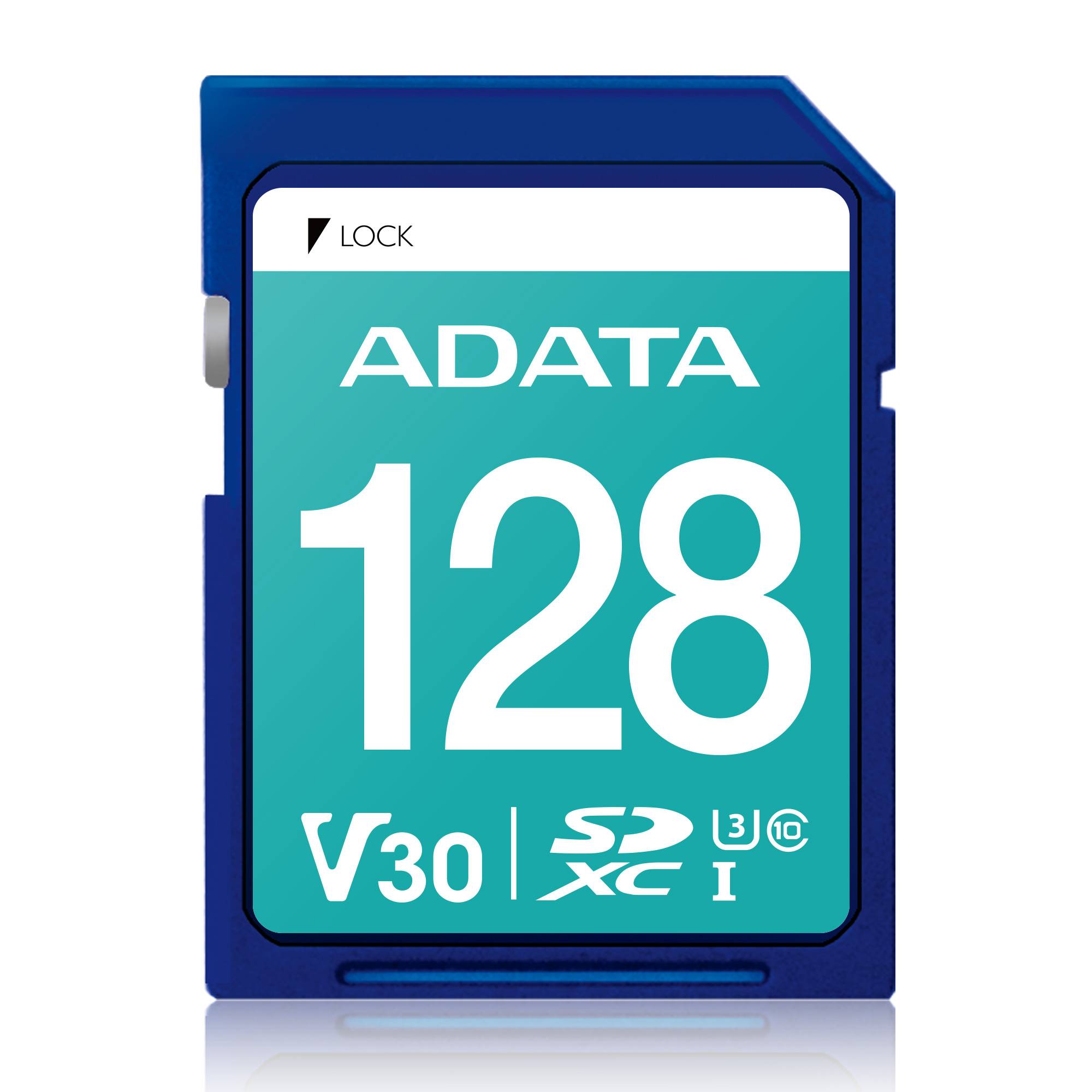 Tarjeta de Memoria ADATA V30 SDXC UHS-I 128GB - Clase 10, U3 Imagen principal del producto
