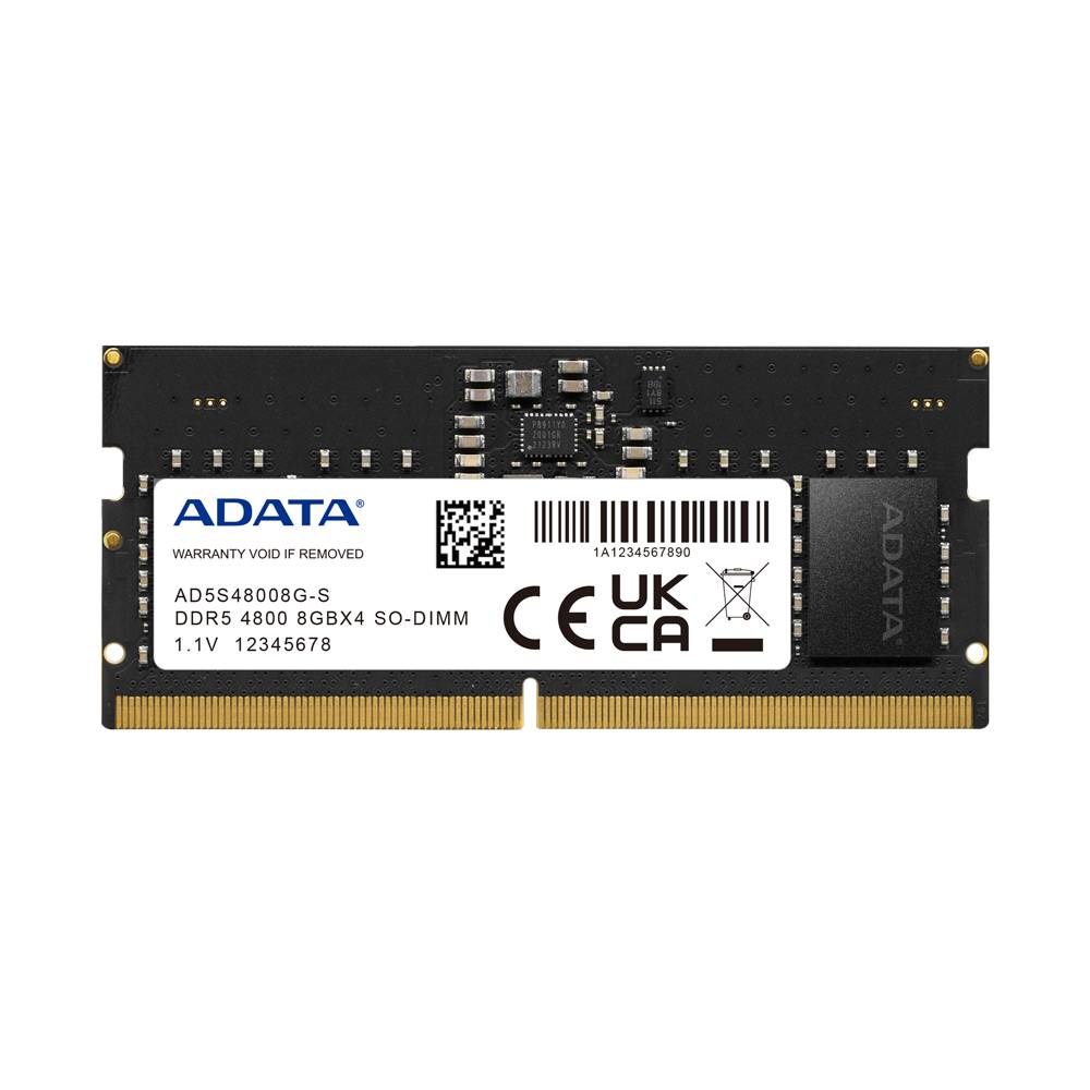 Memoria ADATA SODIMM DDR5 8GB 4800MHz - Para Laptop y Mini PC Imagen principal del producto