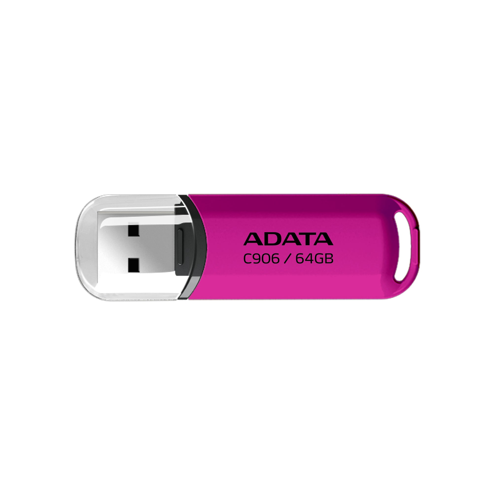 Memoria USB ADATA C906 64GB Rosa - USB tipo A, Diseño Compacto