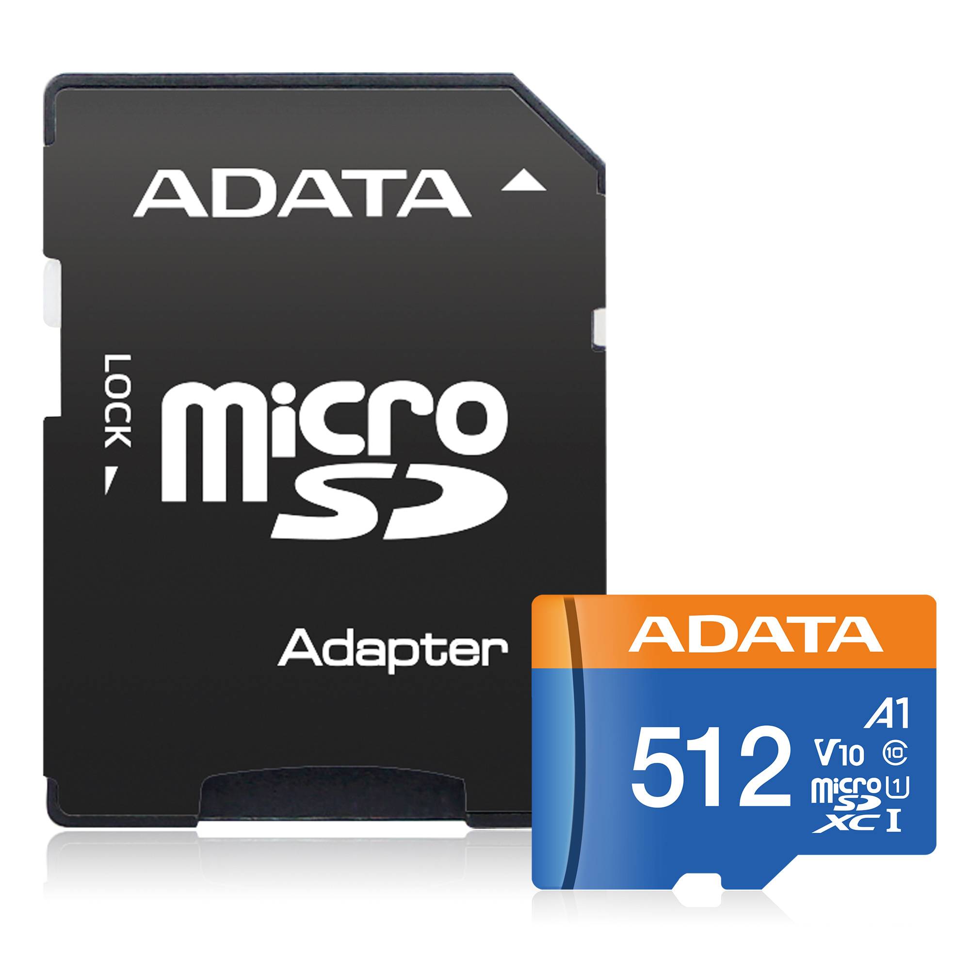Tarjeta microSD ADATA Premier A1 512GB UHS-I Clase 10 - 100MB/s lectura Imagen principal del producto
