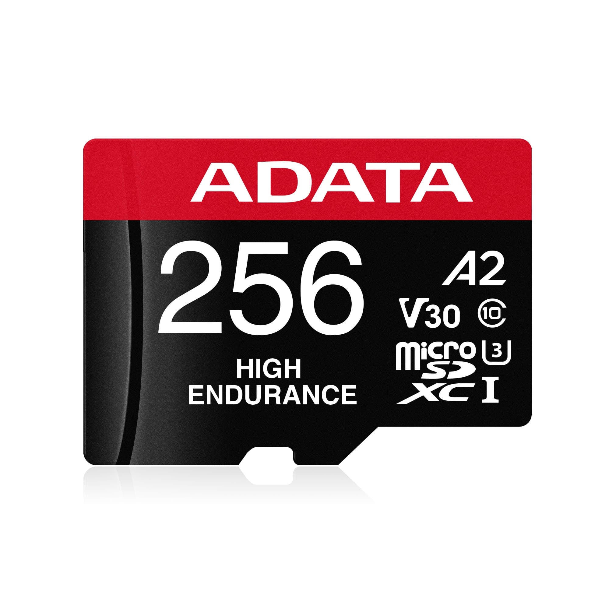 microSD ADATA High Endurance 256GB - UHS-I U3 V30, Ideal para Cámaras y Dashcam