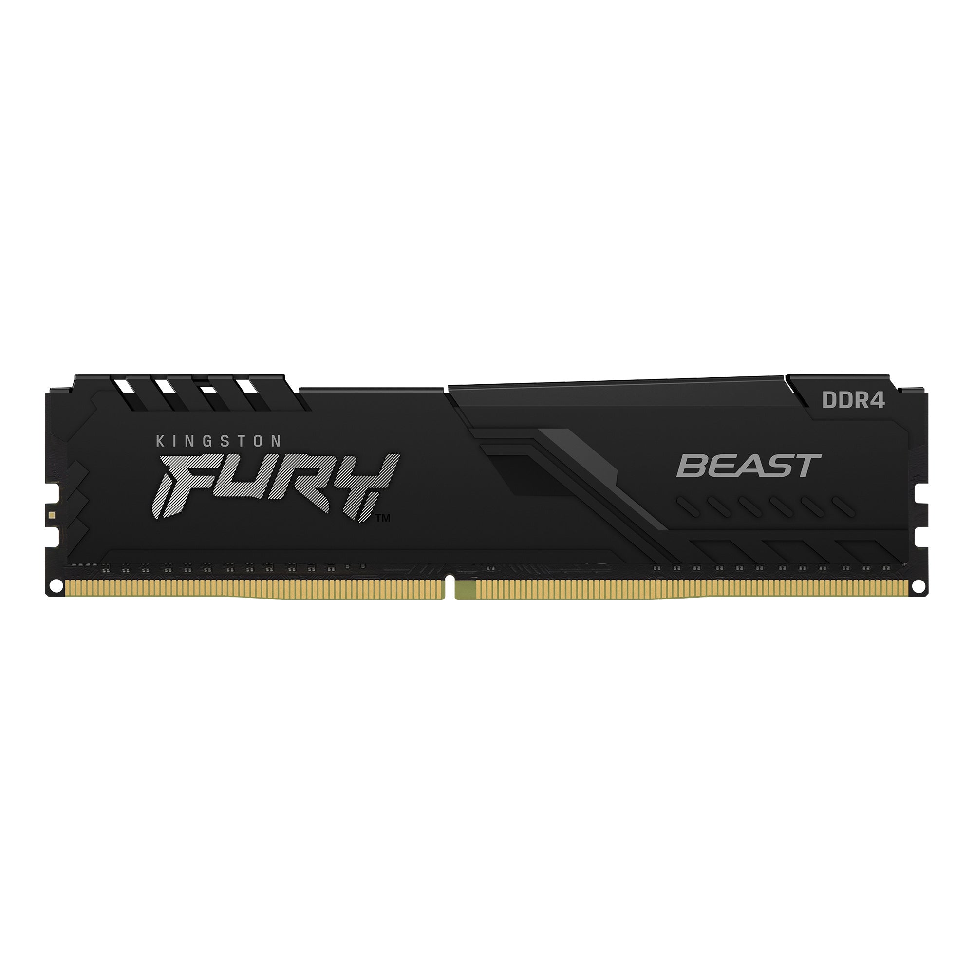 Memoria RAM Kingston FURY Beast 8GB DDR4 3200MT/s - XMP, CL16, Negro