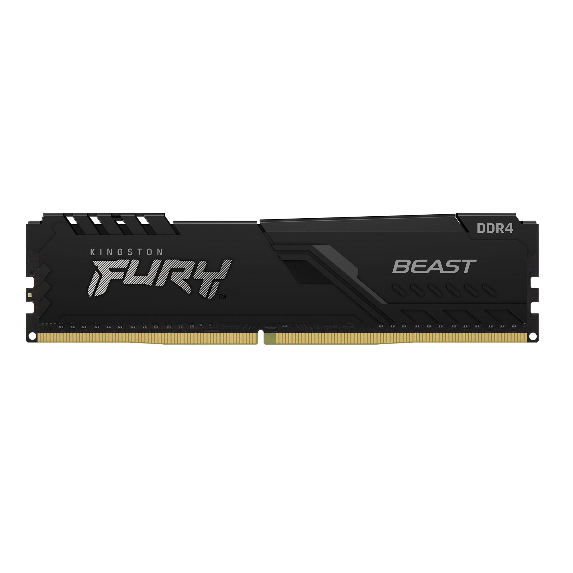 Memoria RAM Kingston FURY Beast 16GB DDR4 3200MT/s - XMP, CL16, Negro