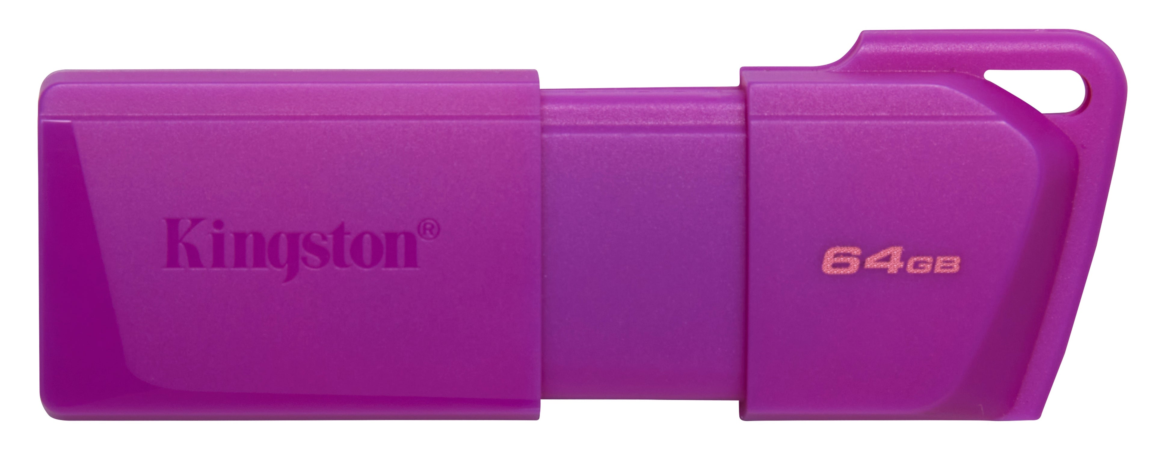 Memoria USB Kingston Datatraveler Exodia M 64GB USB 3.2 Retráctil Morado
